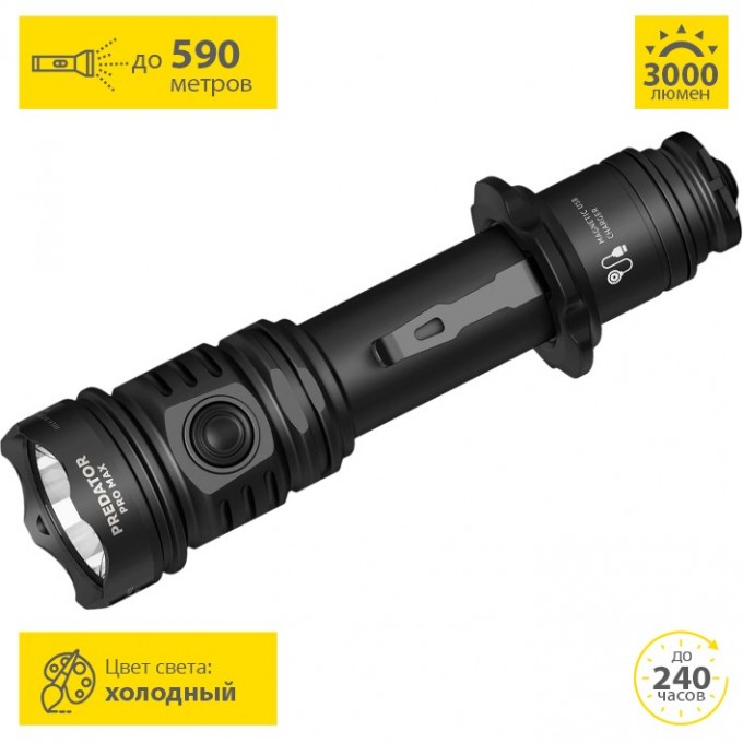 Фонарь ARMYTEK PREDATOR PRO MAX F08201C